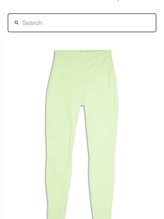lululemon athletica Pants - 🎁 ❤️ Lululemon Pale Lime Green High-Waist Crop Length Leggings